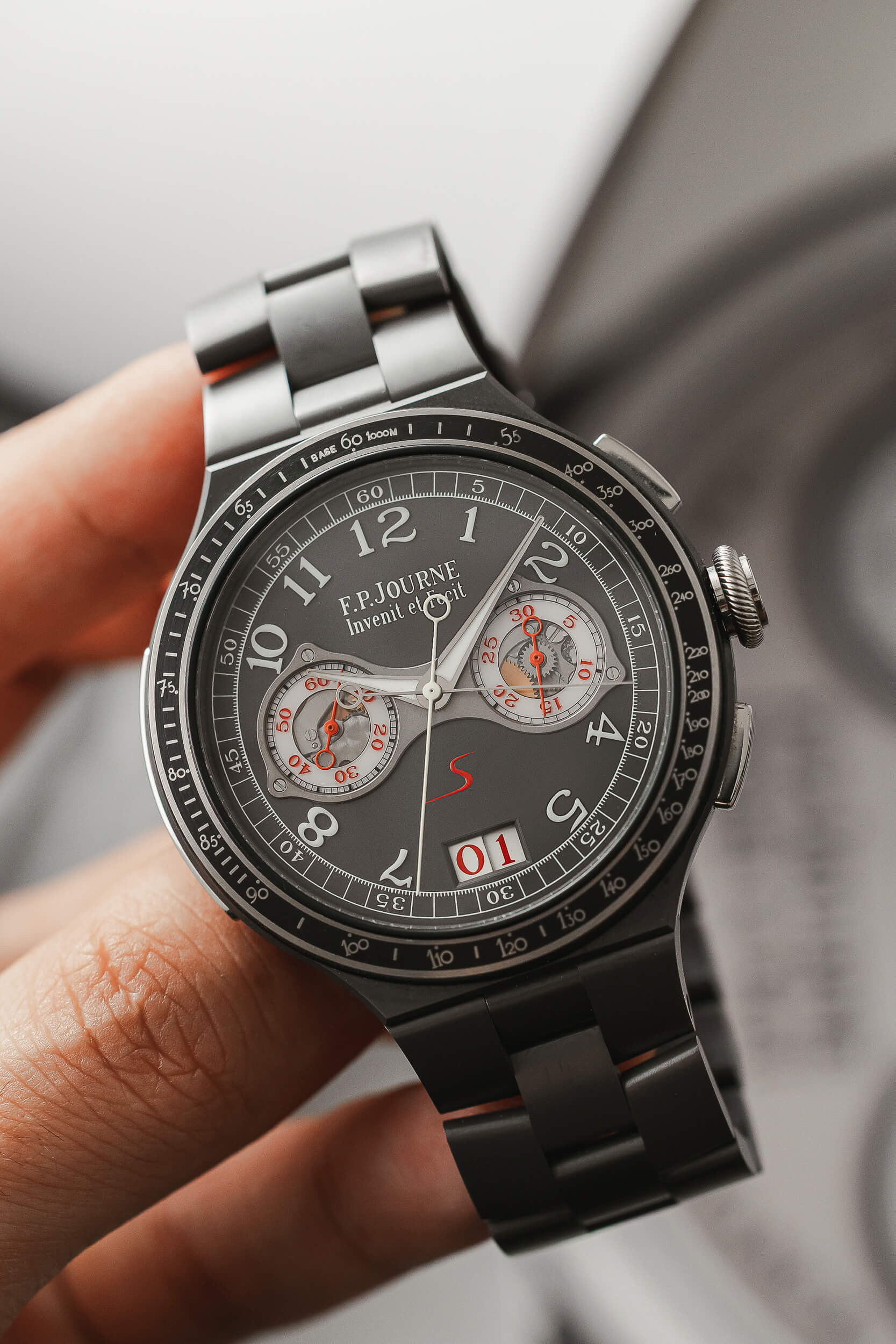 F.P. JOURNE BLACK TITANIUM SPLIT CHRONOGRAPHE MONOPOUSSOIR - Image 3