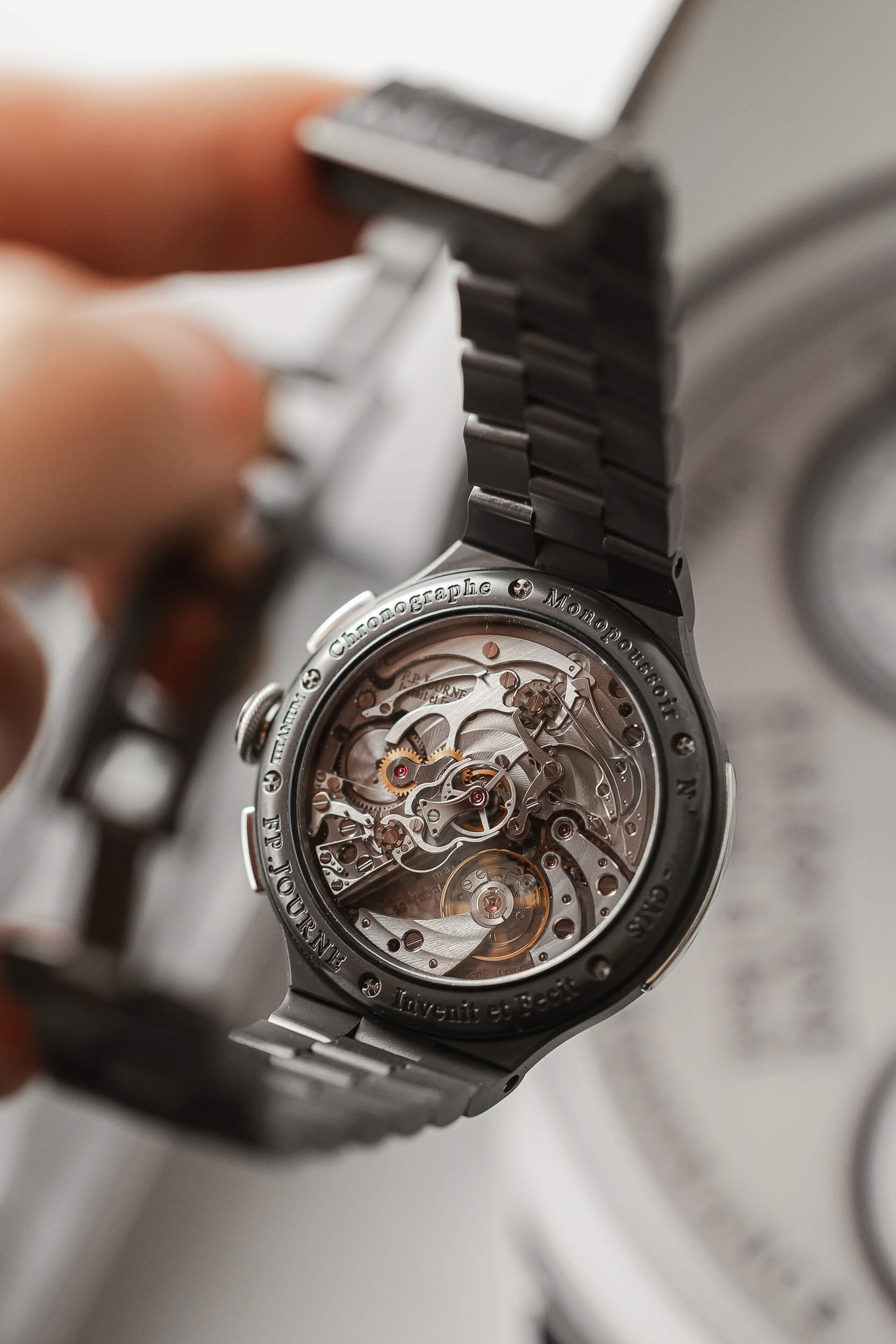 F.P. JOURNE BLACK TITANIUM SPLIT CHRONOGRAPHE MONOPOUSSOIR - Image 9