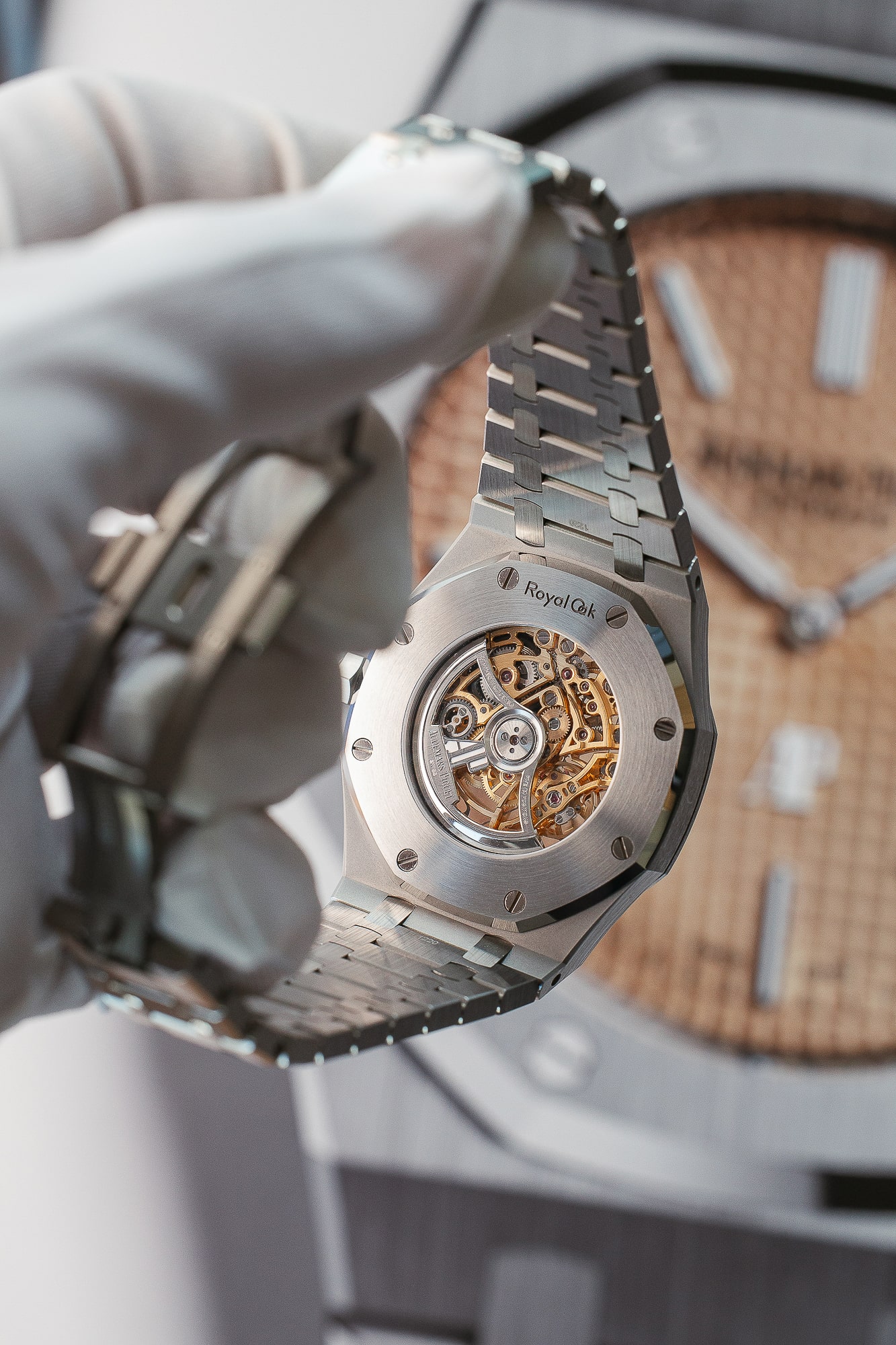 AUDEMARS PIGUET 15407ST SALMON DIAL FULL SET - Image 11