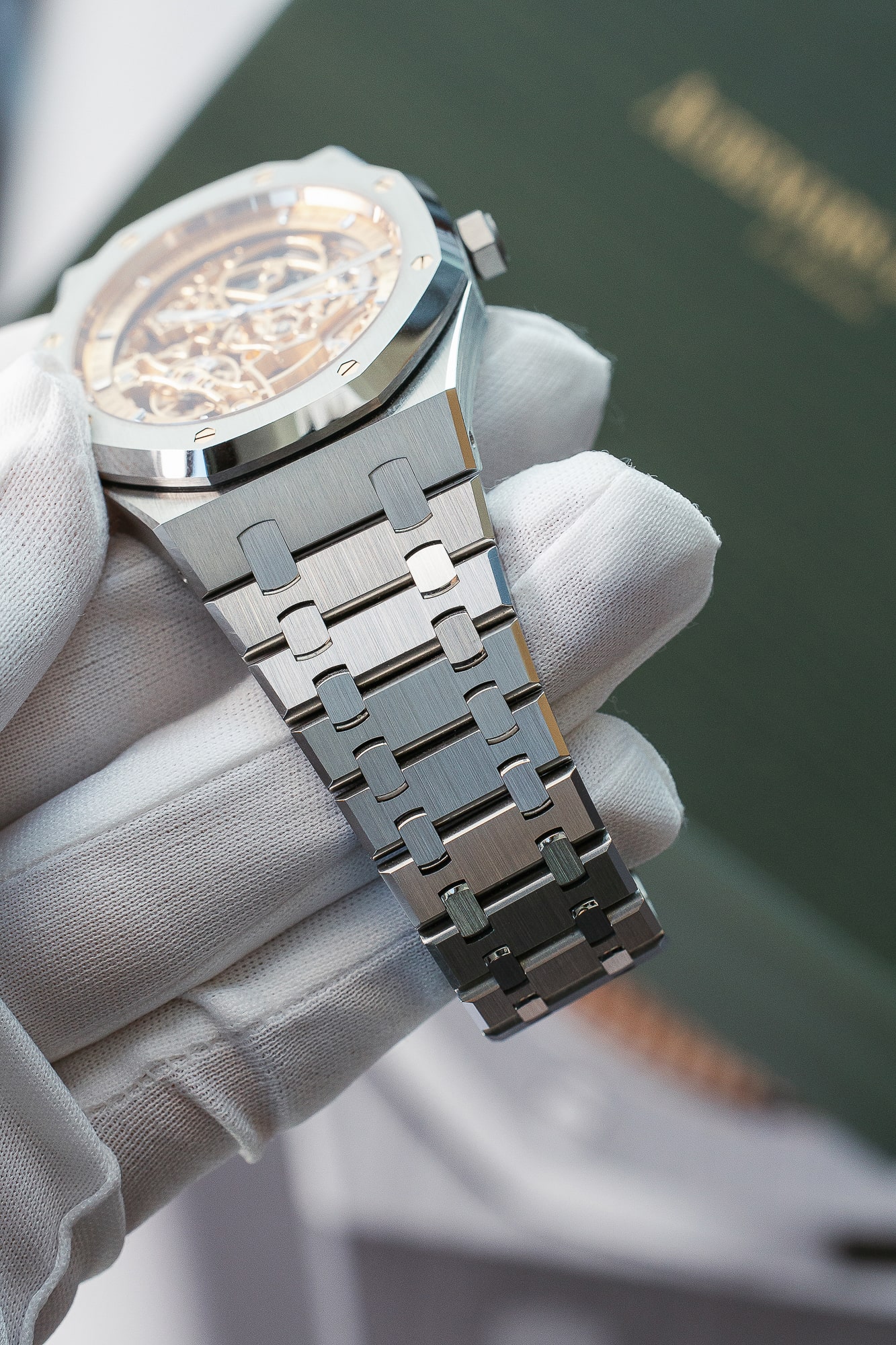 AUDEMARS PIGUET 15407ST SALMON DIAL FULL SET - Image 6