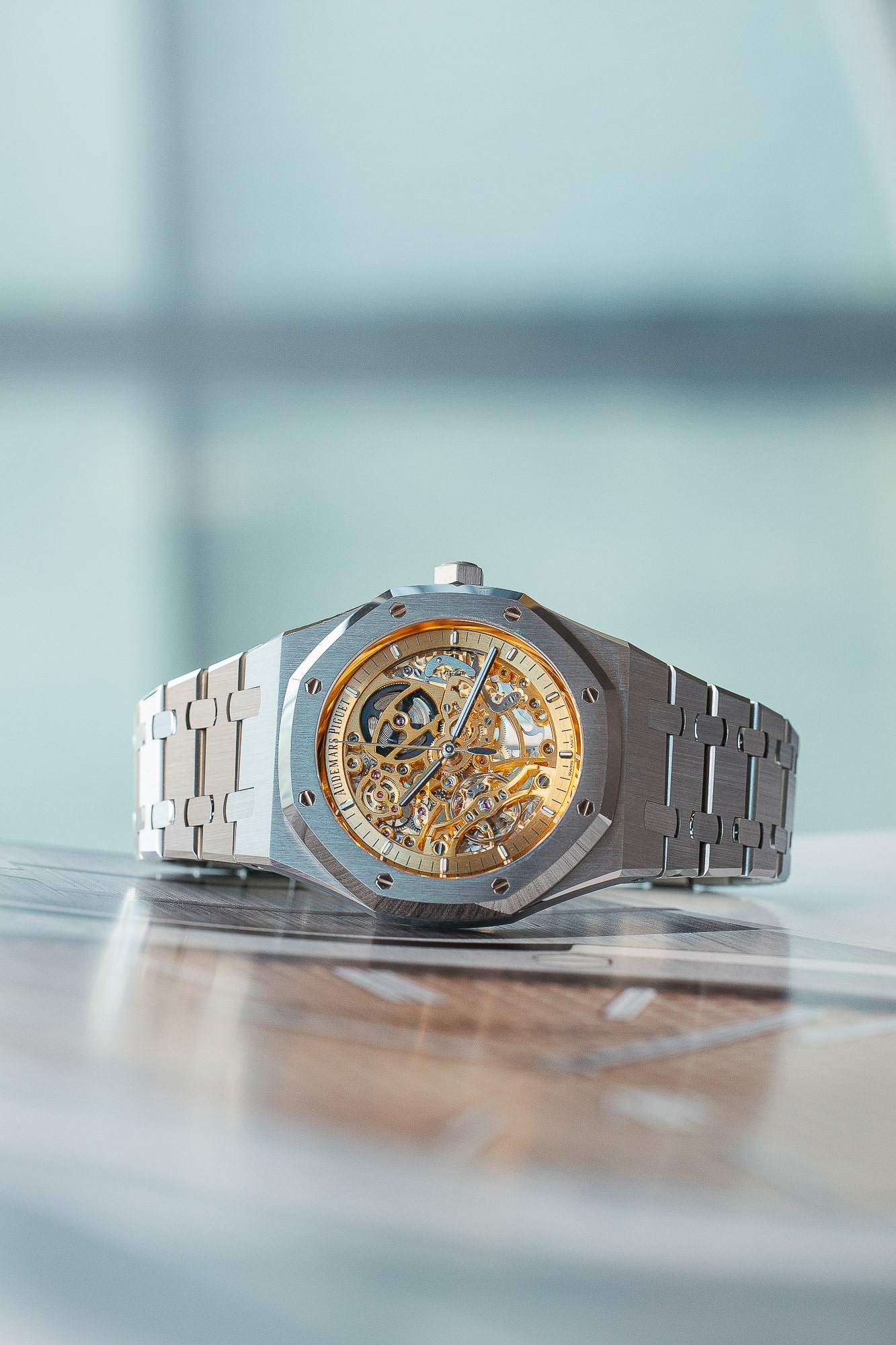 AUDEMARS PIGUET 15407ST SALMON DIAL FULL SET - Image 9