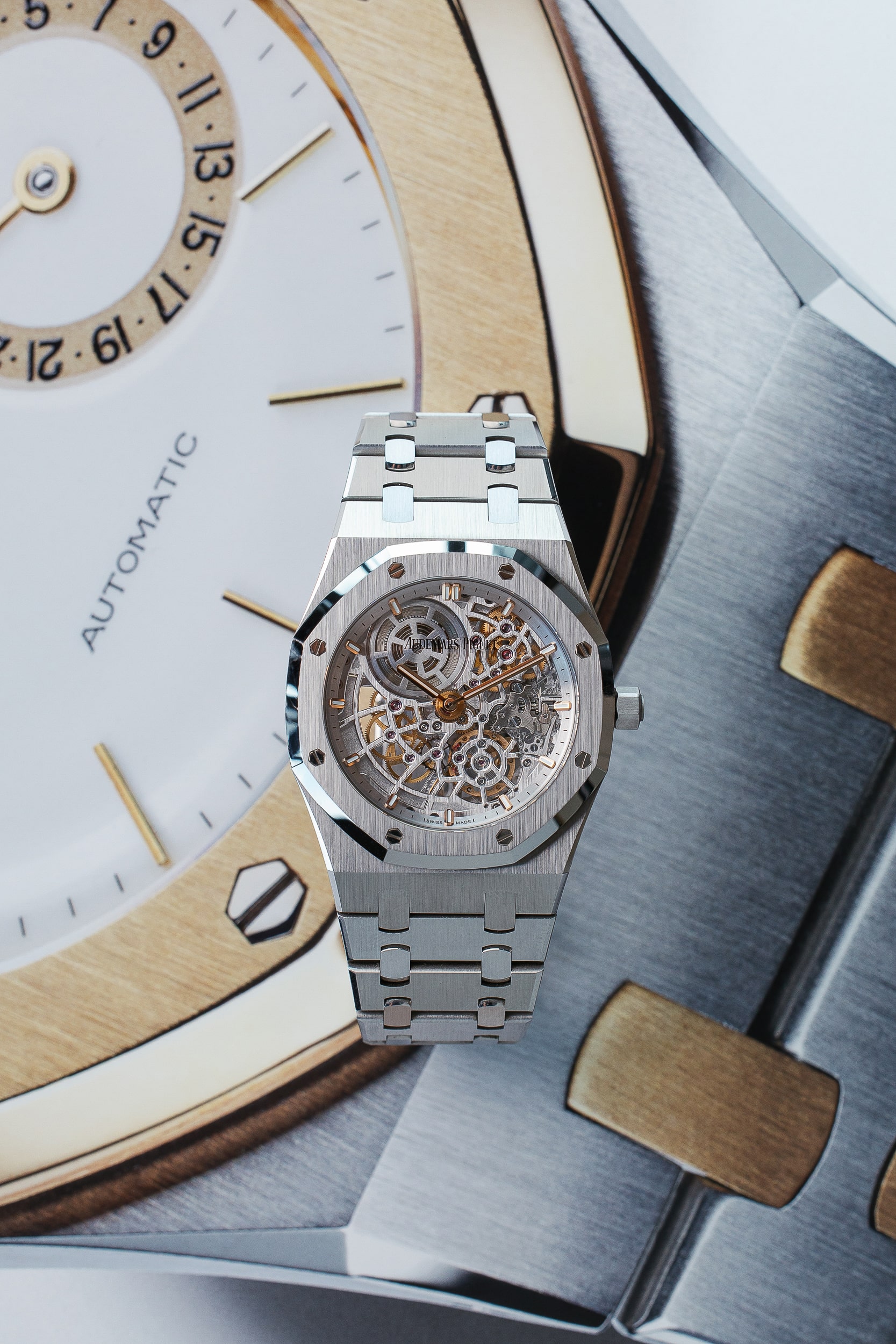 AUDEMARS PIGUET 16204ST NEW FULL SET