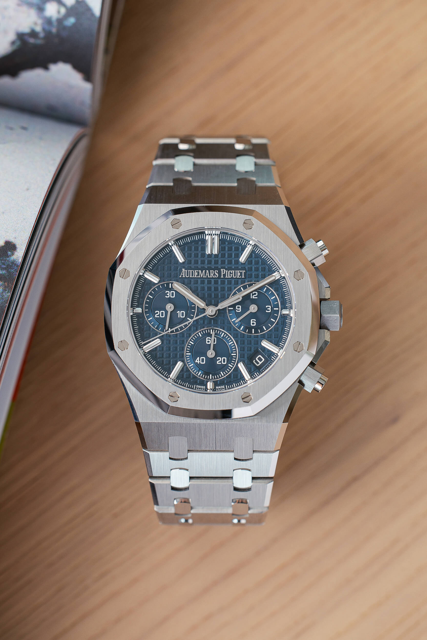 AUDEMARS PIGUET 26240ST BLUE NEW FULL SET