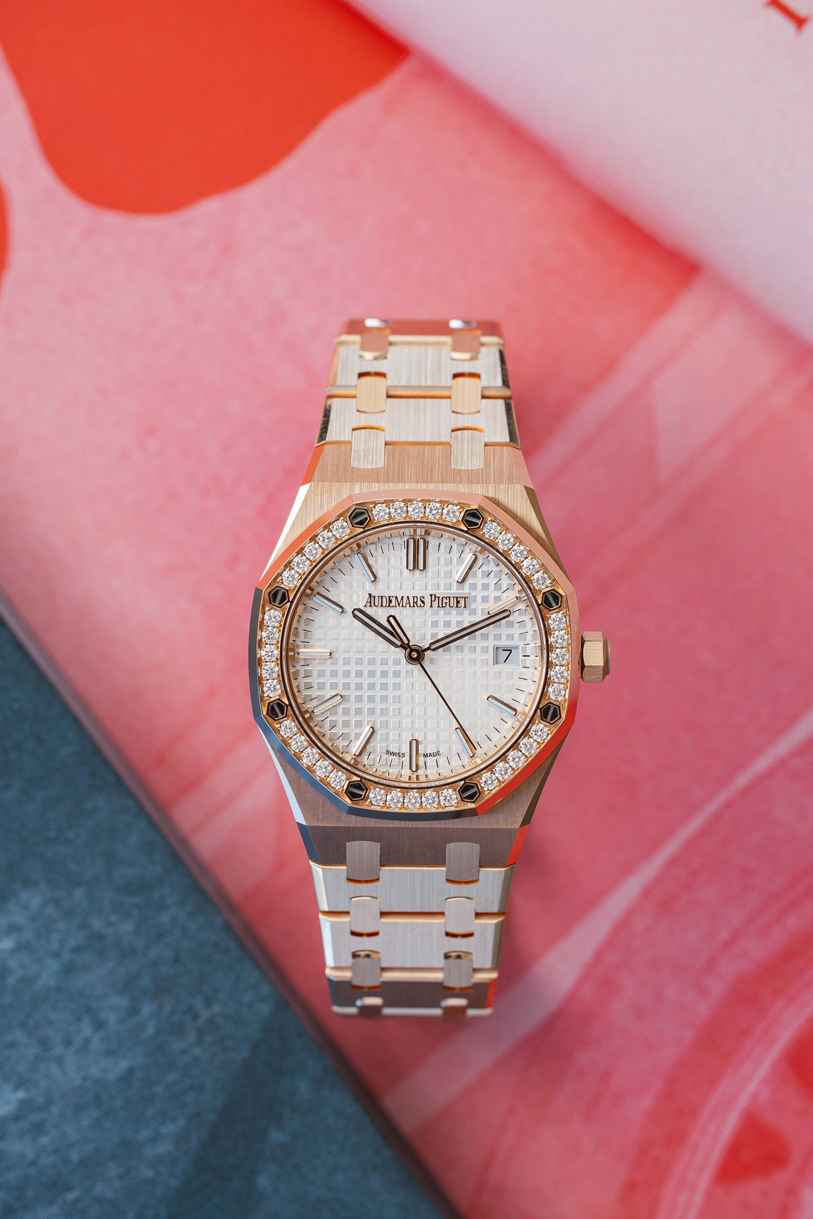 AUDEMARS PIGUET 77450OR WHITE NEW FULL SET