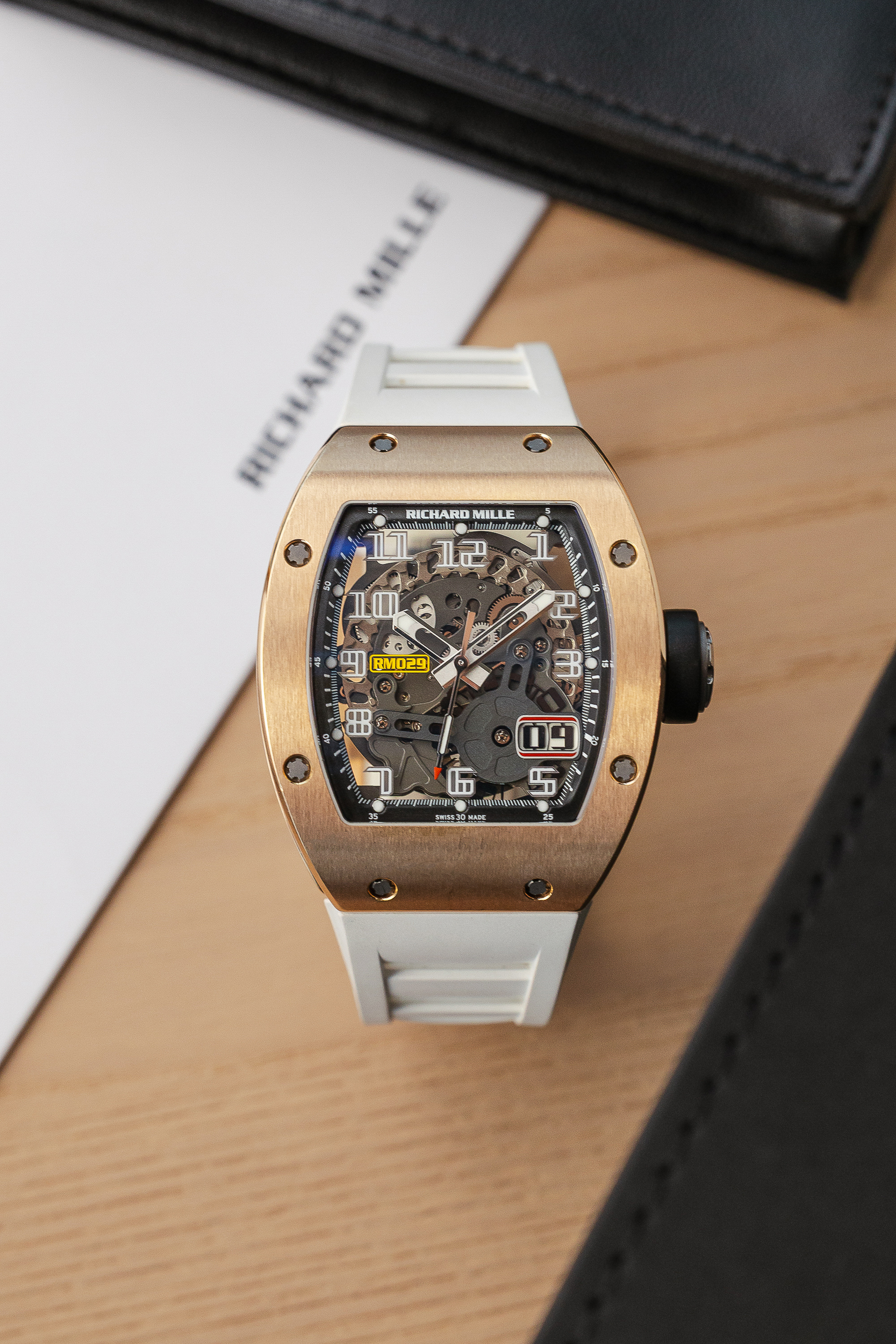 RICHARD MILLE RM 029 RG NEW FULL SET