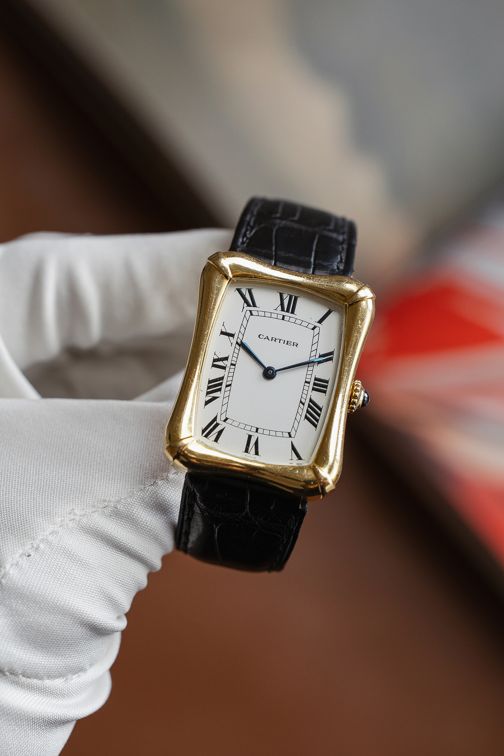 CARTIER BAMBOO COUSSIN WATCH ONLY. - Image 3