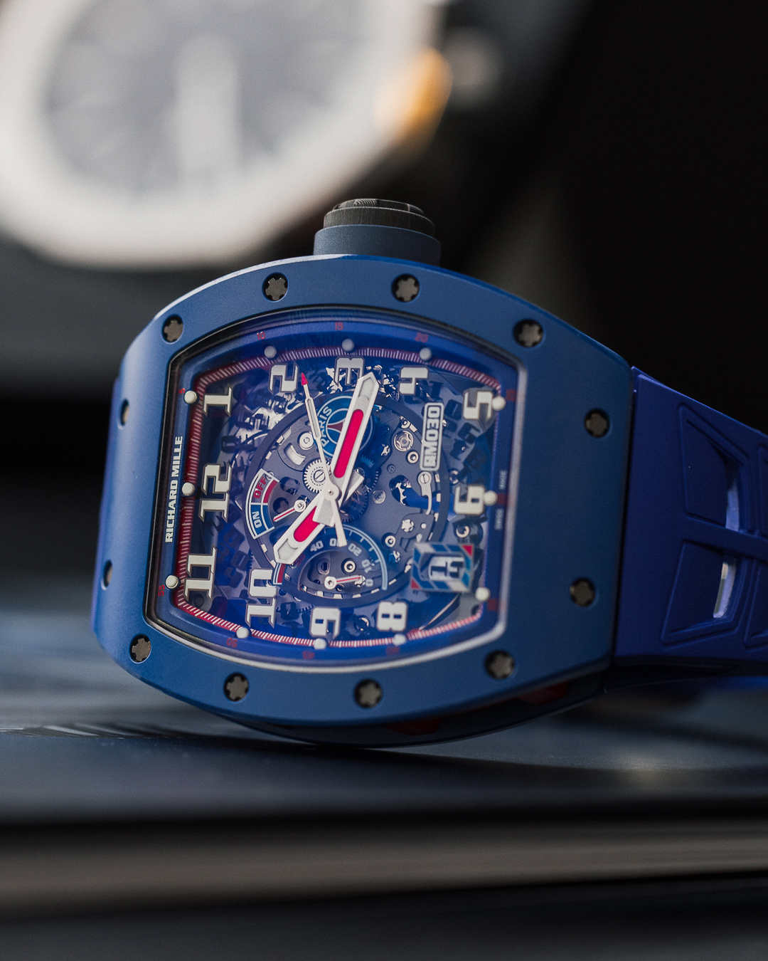 RICHARD MILLE RM 30 PSG BLUE CERAMIC 2018 LTD 100 FULL SET - Image 11