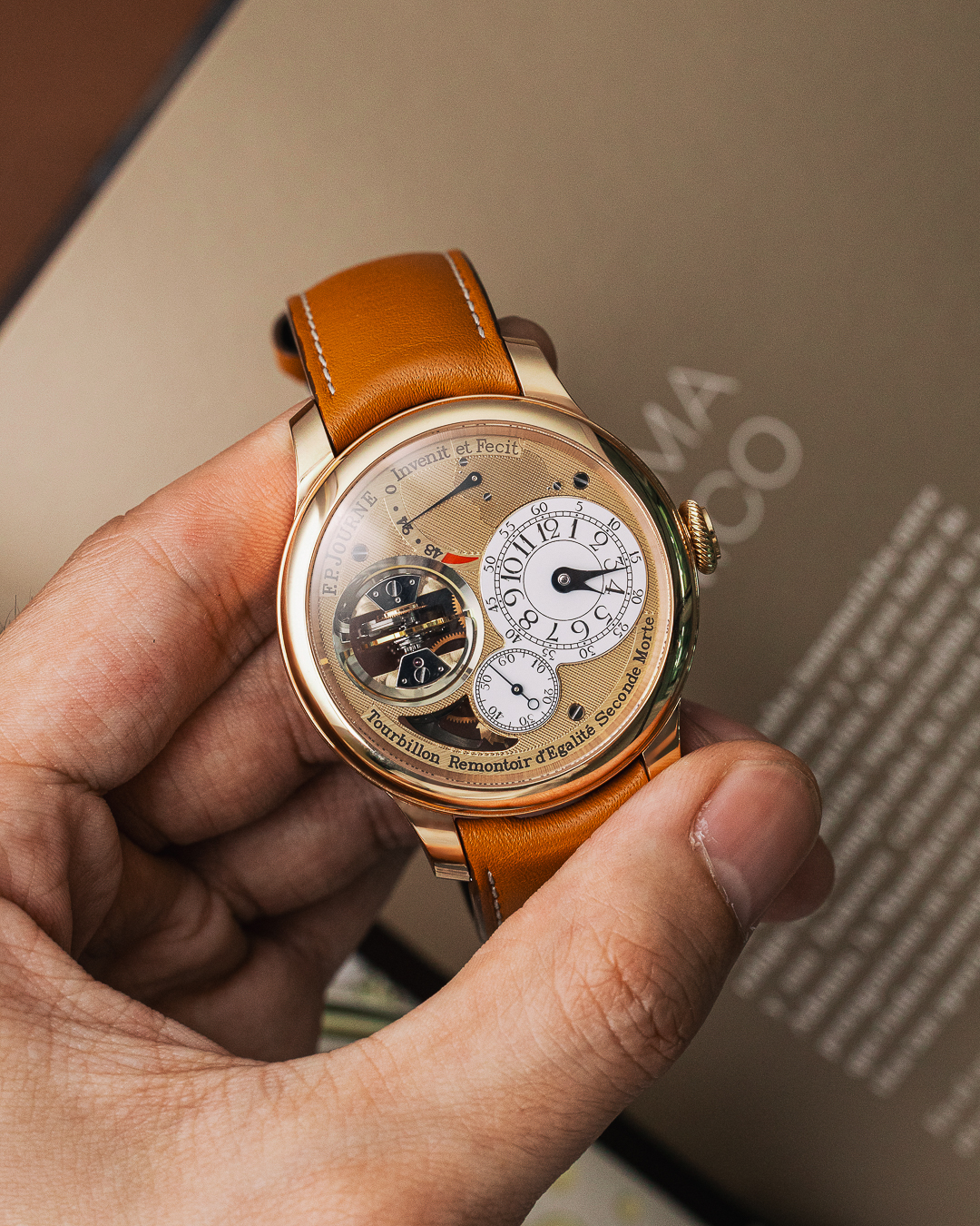 F.P.JOURNE TOURBILIION SOUVERAIN VERTICAL RG 42MM - Image 3