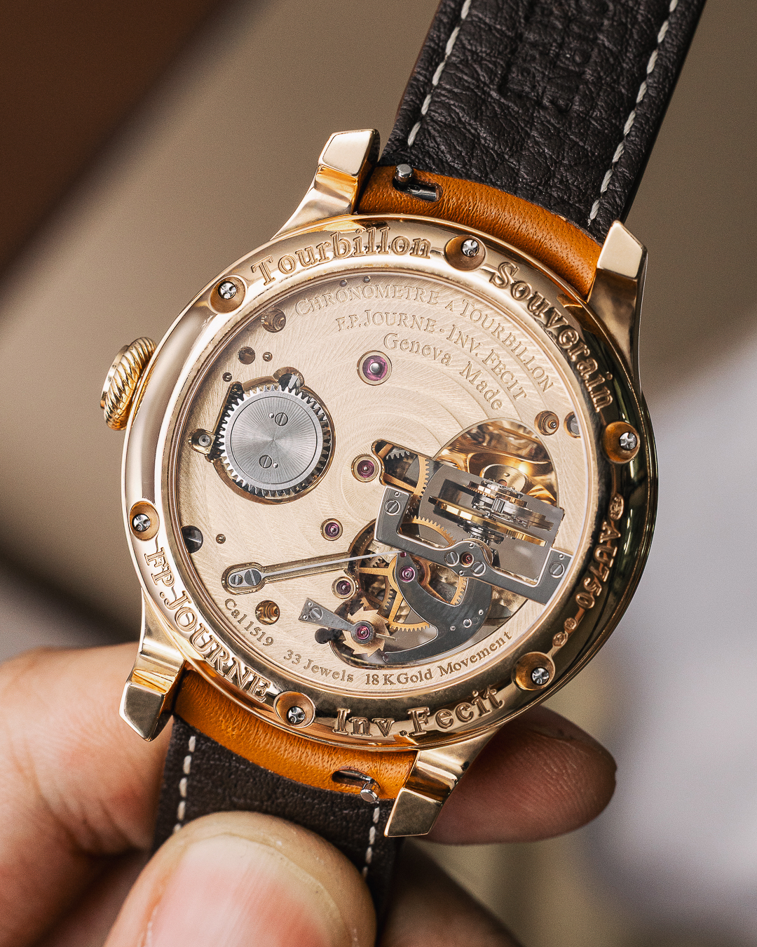 F.P.JOURNE TOURBILIION SOUVERAIN VERTICAL RG 42MM - Image 6
