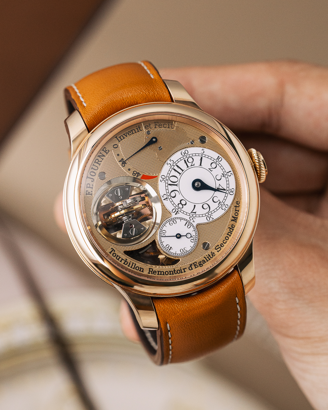 F.P.JOURNE TOURBILIION SOUVERAIN VERTICAL RG 42MM - Image 9