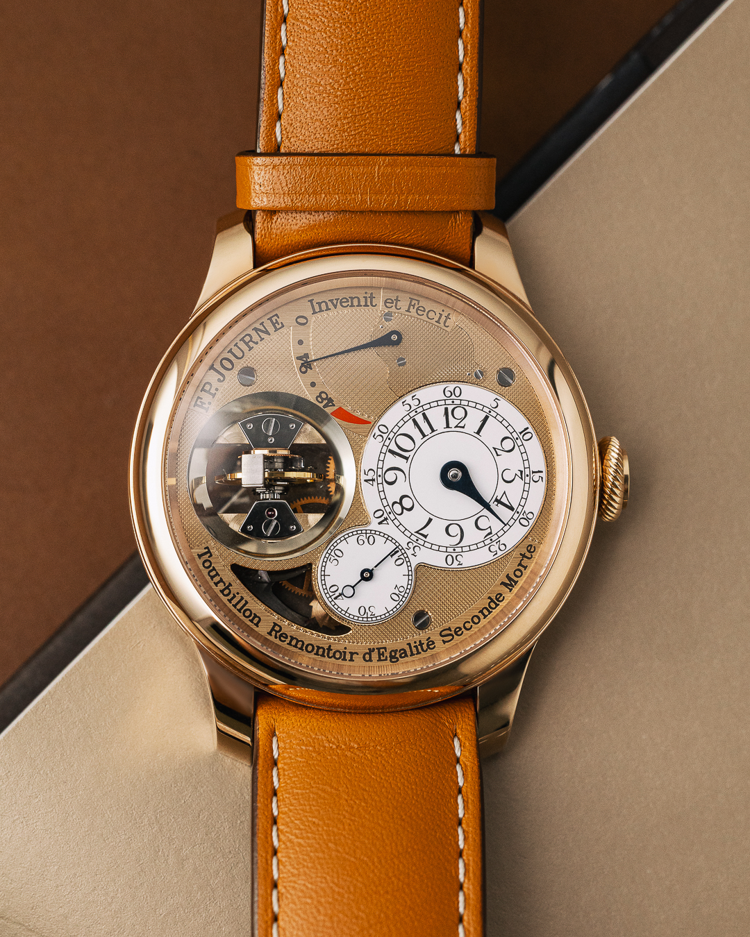 F.P.JOURNE TOURBILIION SOUVERAIN VERTICAL RG 42MM
