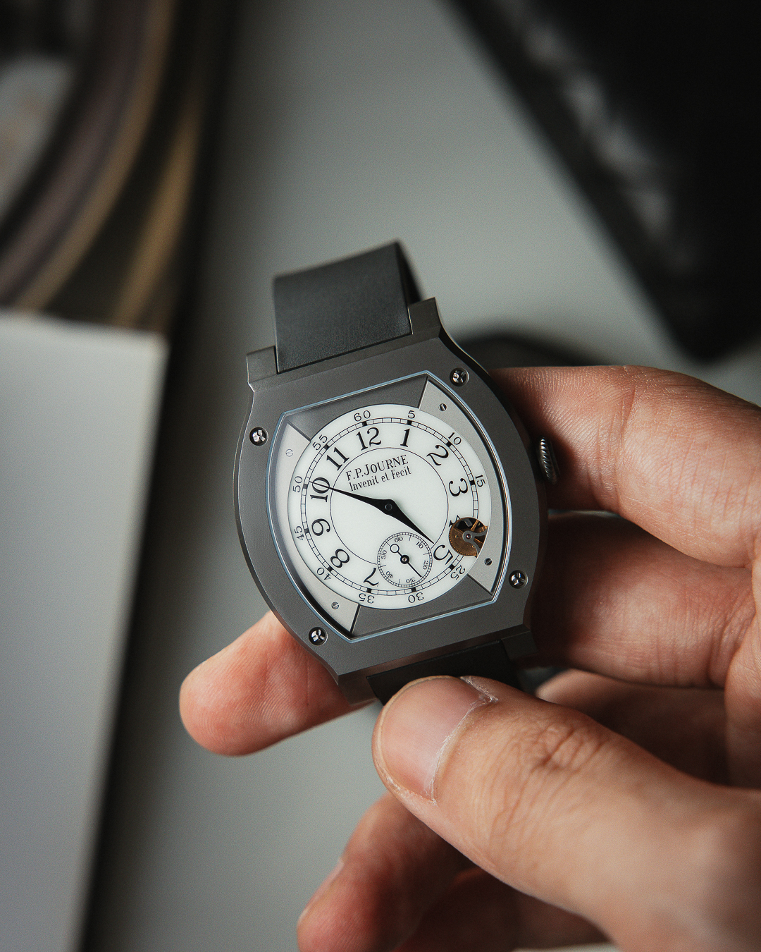 F.P.JOURNE ELEGANTE 48 TITALYT WHITE DIAL - Image 2