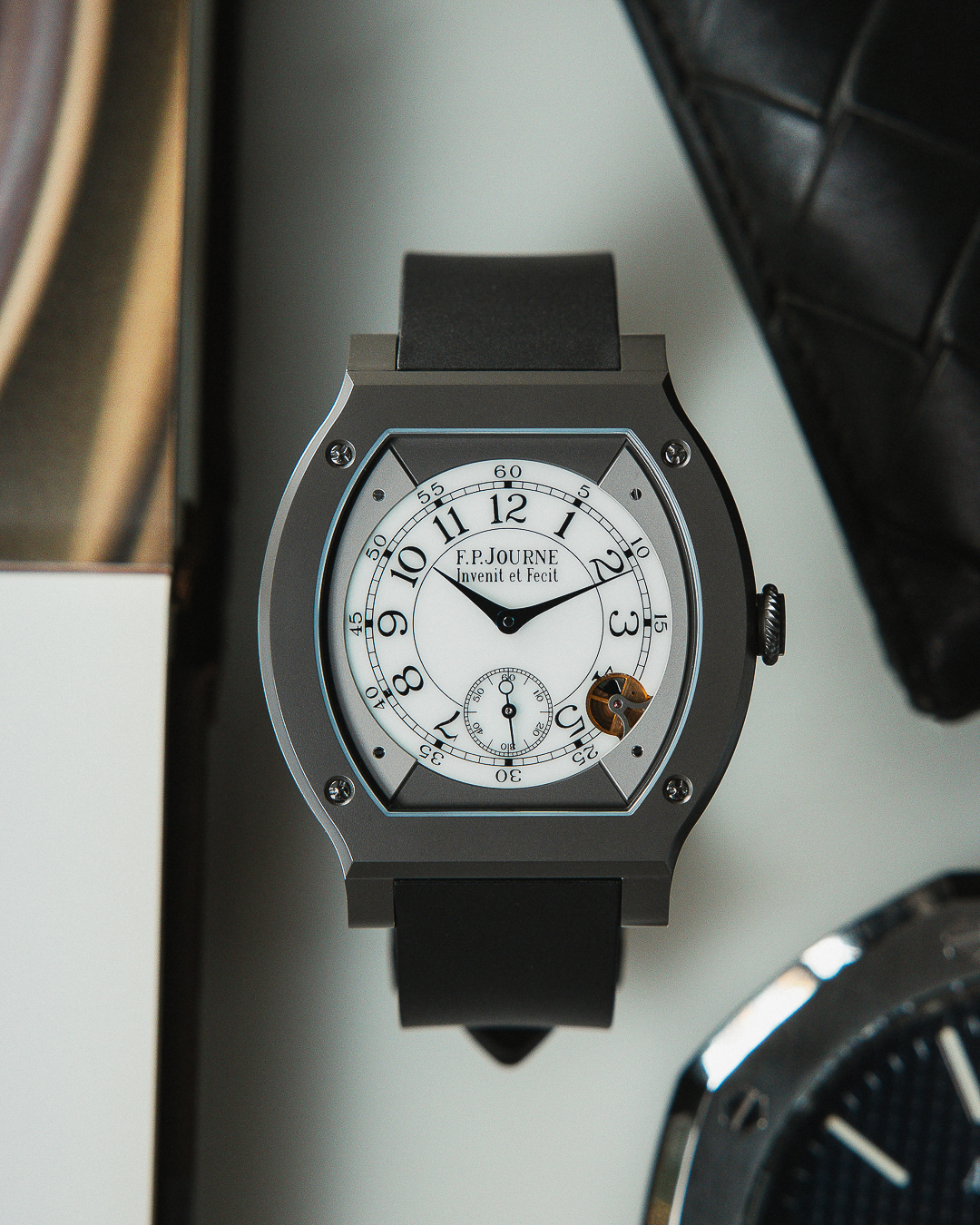 F.P.JOURNE ELEGANTE 48 TITALYT WHITE DIAL