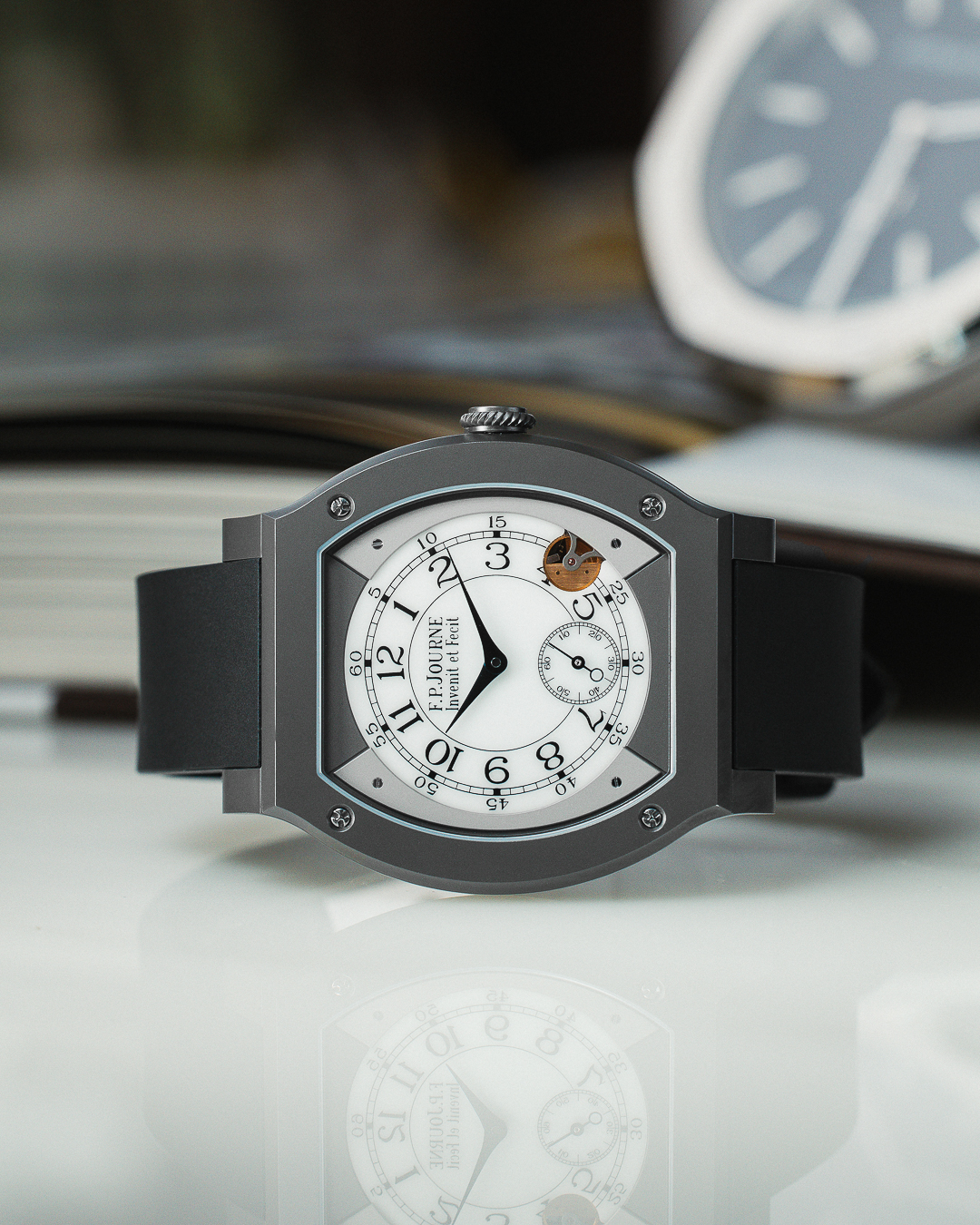 F.P.JOURNE ELEGANTE 48 TITALYT WHITE DIAL - Image 6