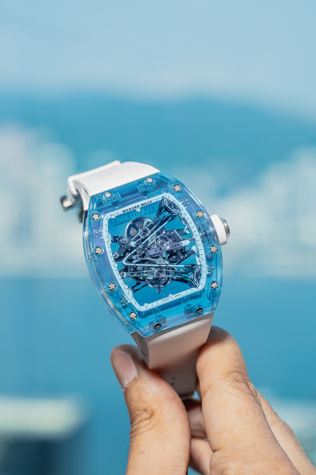 RICHARD MILLE RM 38-03 SAPHIR NEW FULL SET. - Image 10