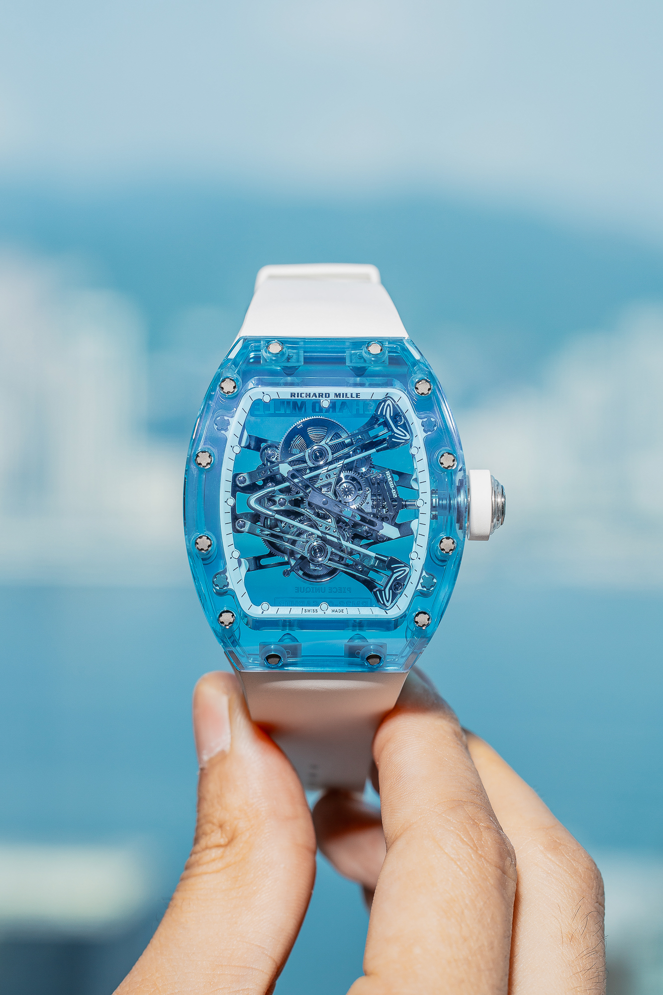 RICHARD MILLE RM 38-03 SAPHIR NEW FULL SET. - Image 11