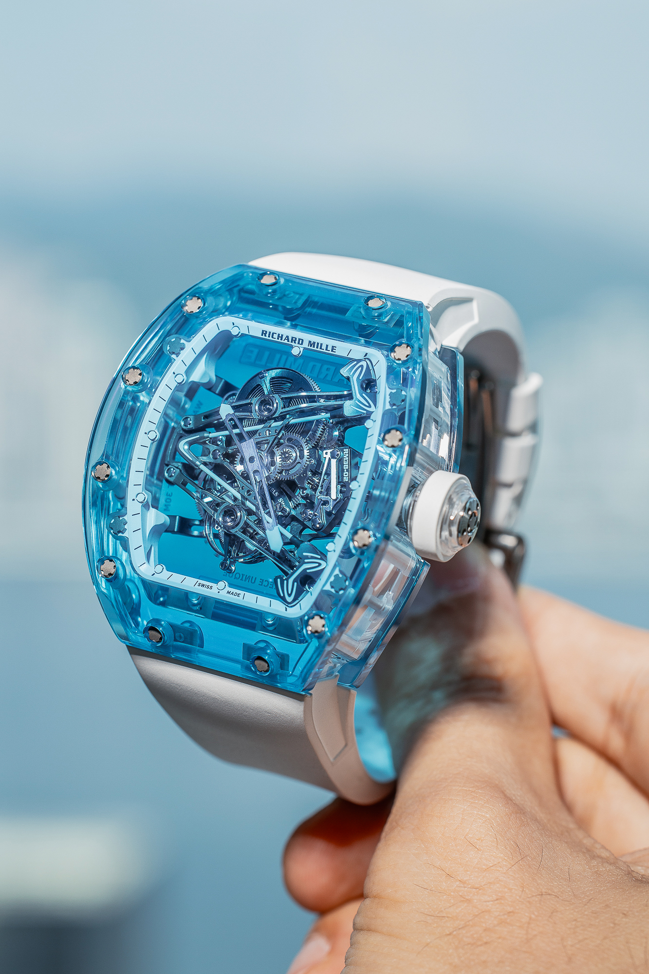 RICHARD MILLE RM 38-03 SAPHIR NEW FULL SET. - Image 15