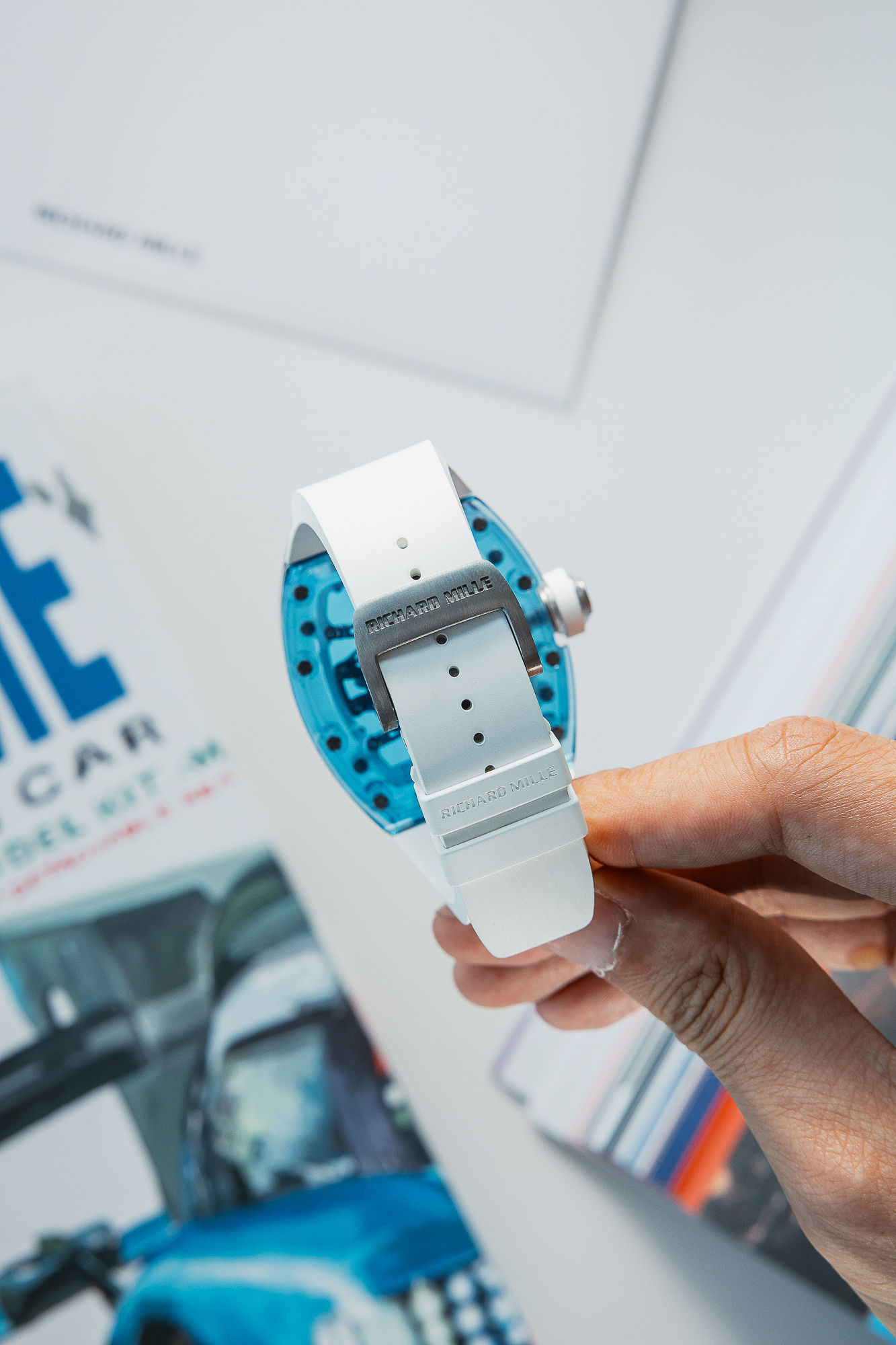 RICHARD MILLE RM 38-03 SAPHIR NEW FULL SET. - Image 19