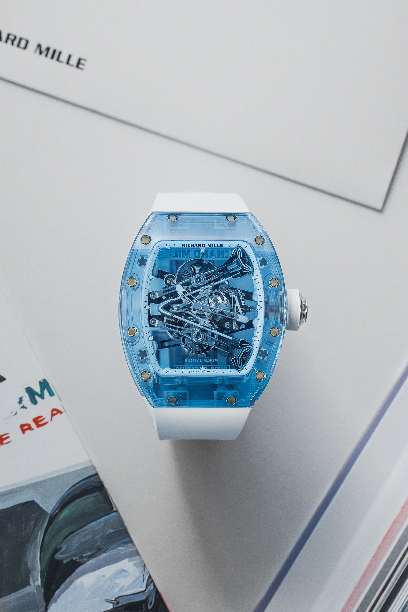 RICHARD MILLE RM 38-03 SAPHIR NEW FULL SET.