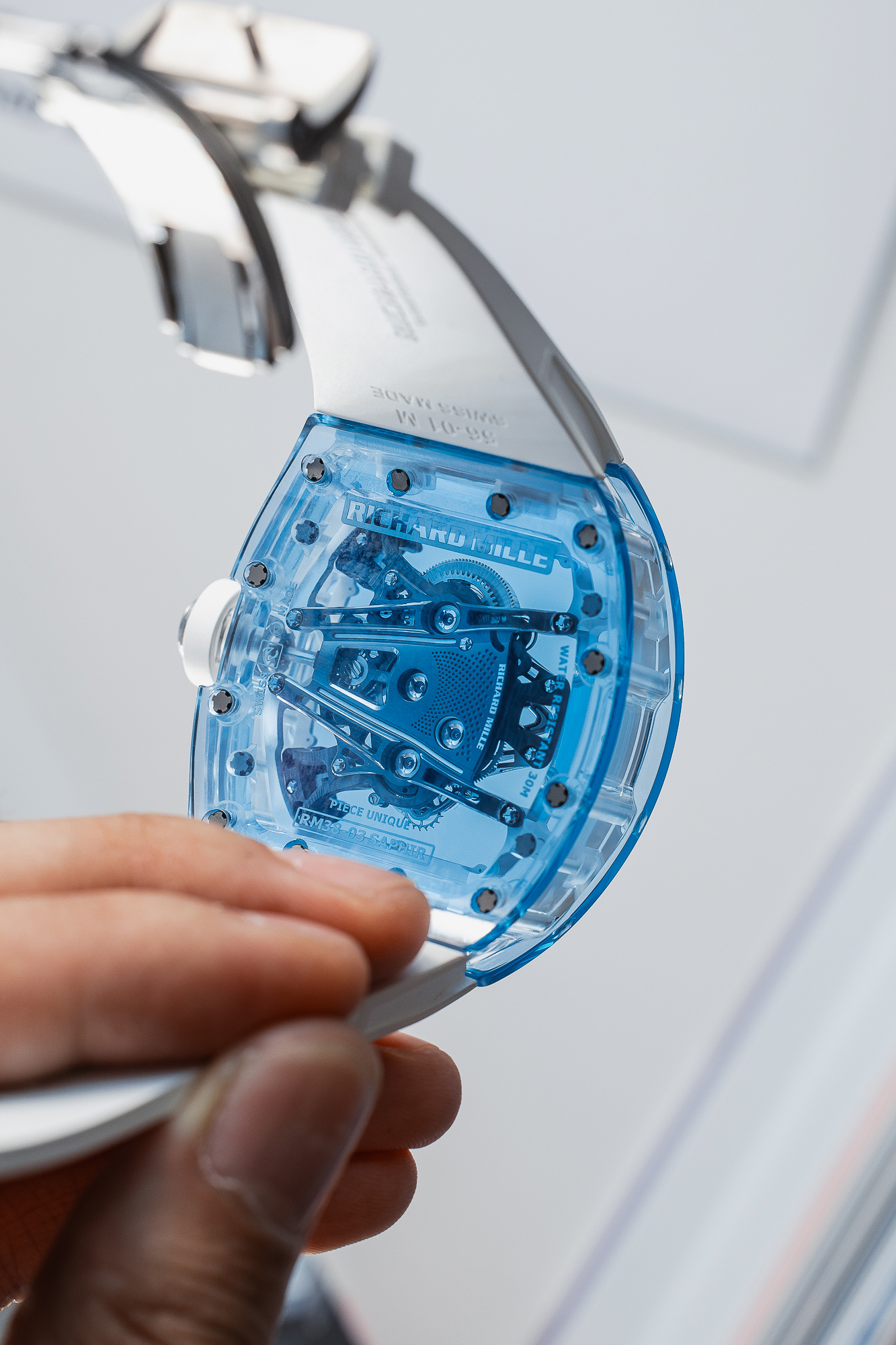 RICHARD MILLE RM 38-03 SAPHIR NEW FULL SET. - Image 4