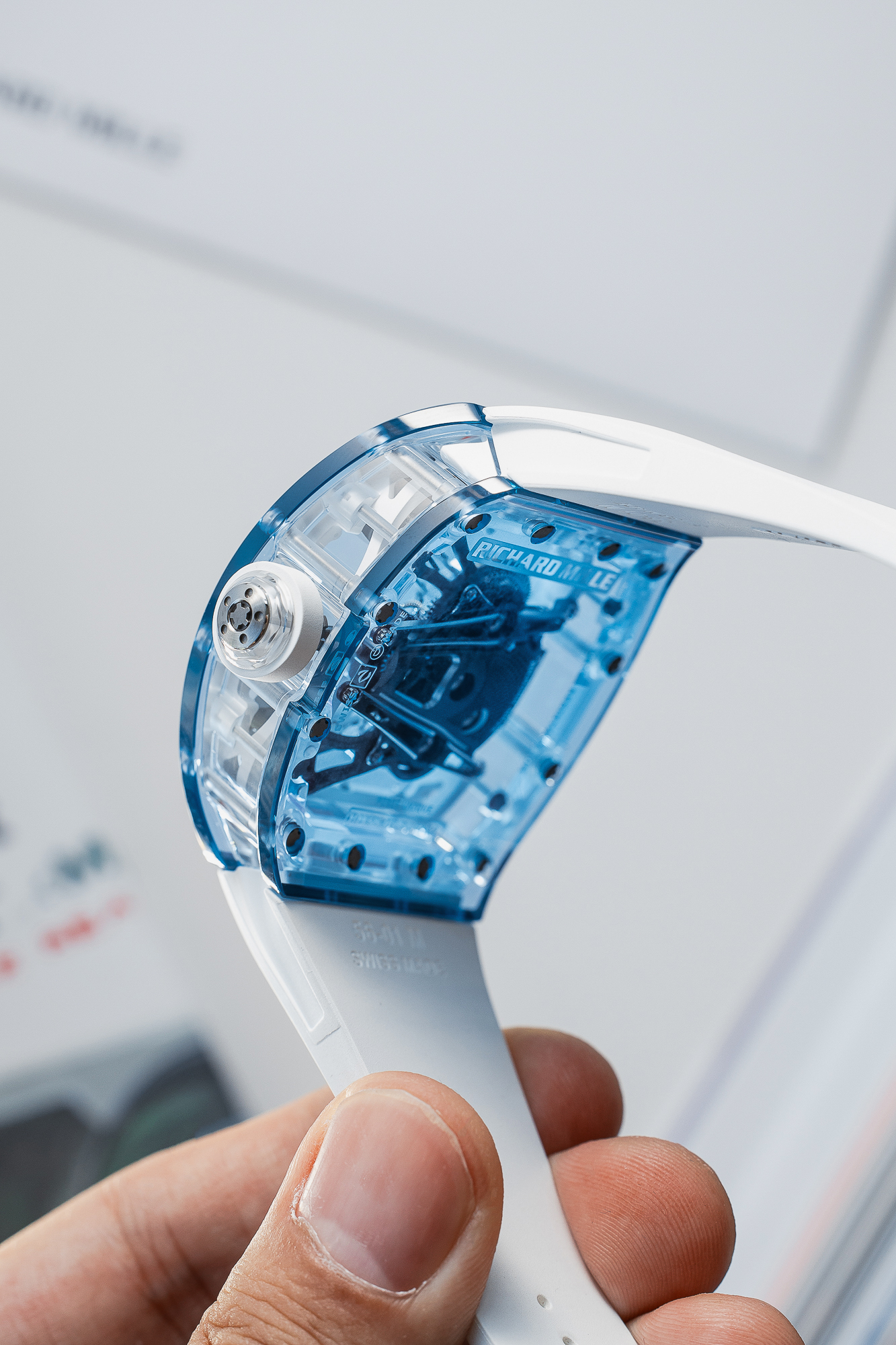 RICHARD MILLE RM 38-03 SAPHIR NEW FULL SET. - Image 5