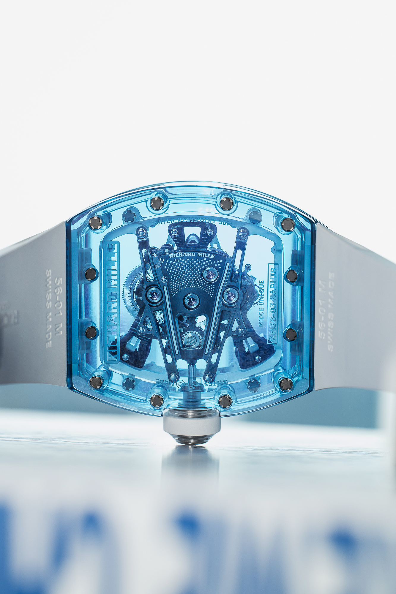 RICHARD MILLE RM 38-03 SAPHIR NEW FULL SET. - Image 8