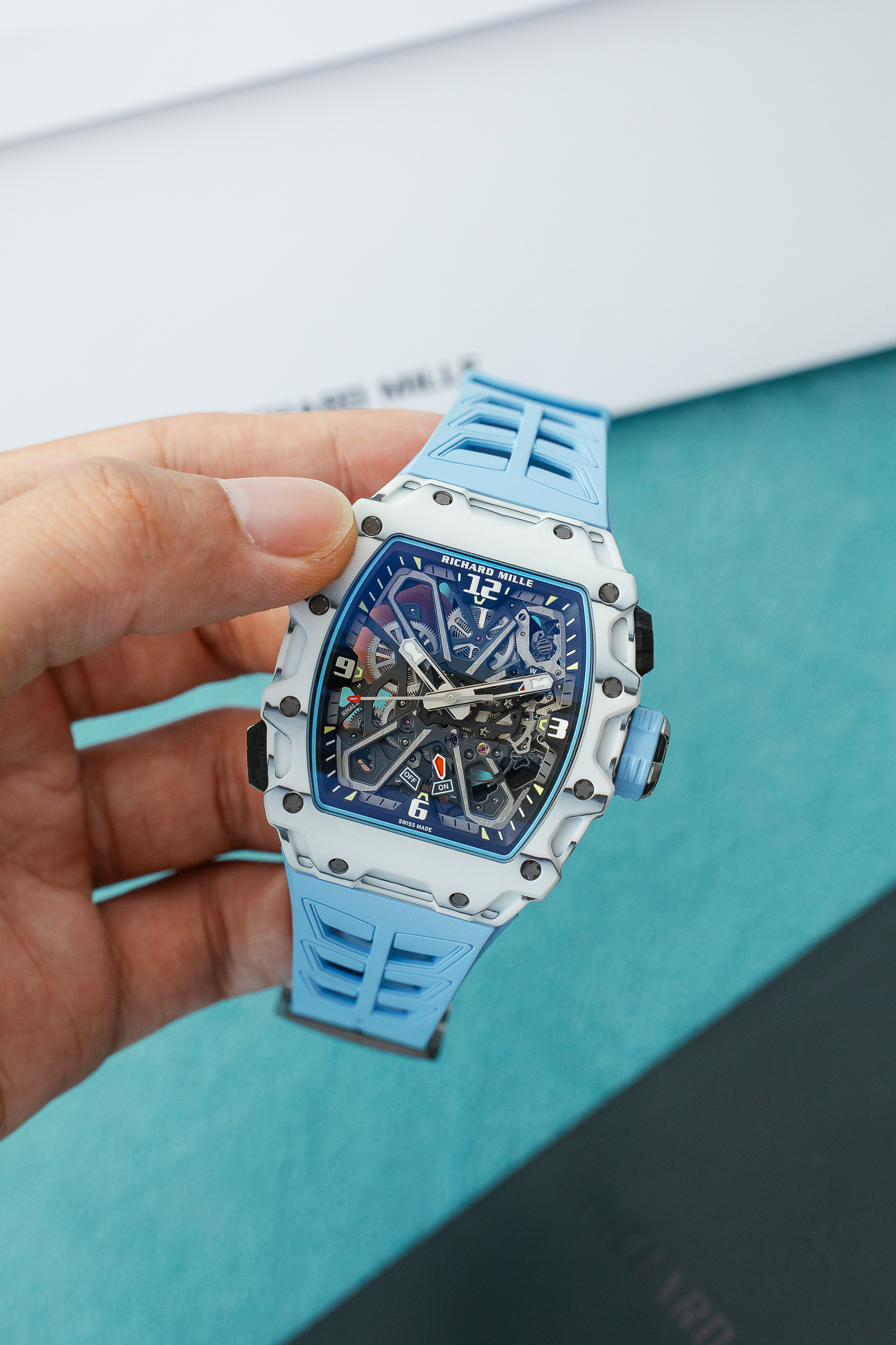 RICHARD MILLE RM 35-03 WHITE Rafael Nadal FULL SET - Image 5
