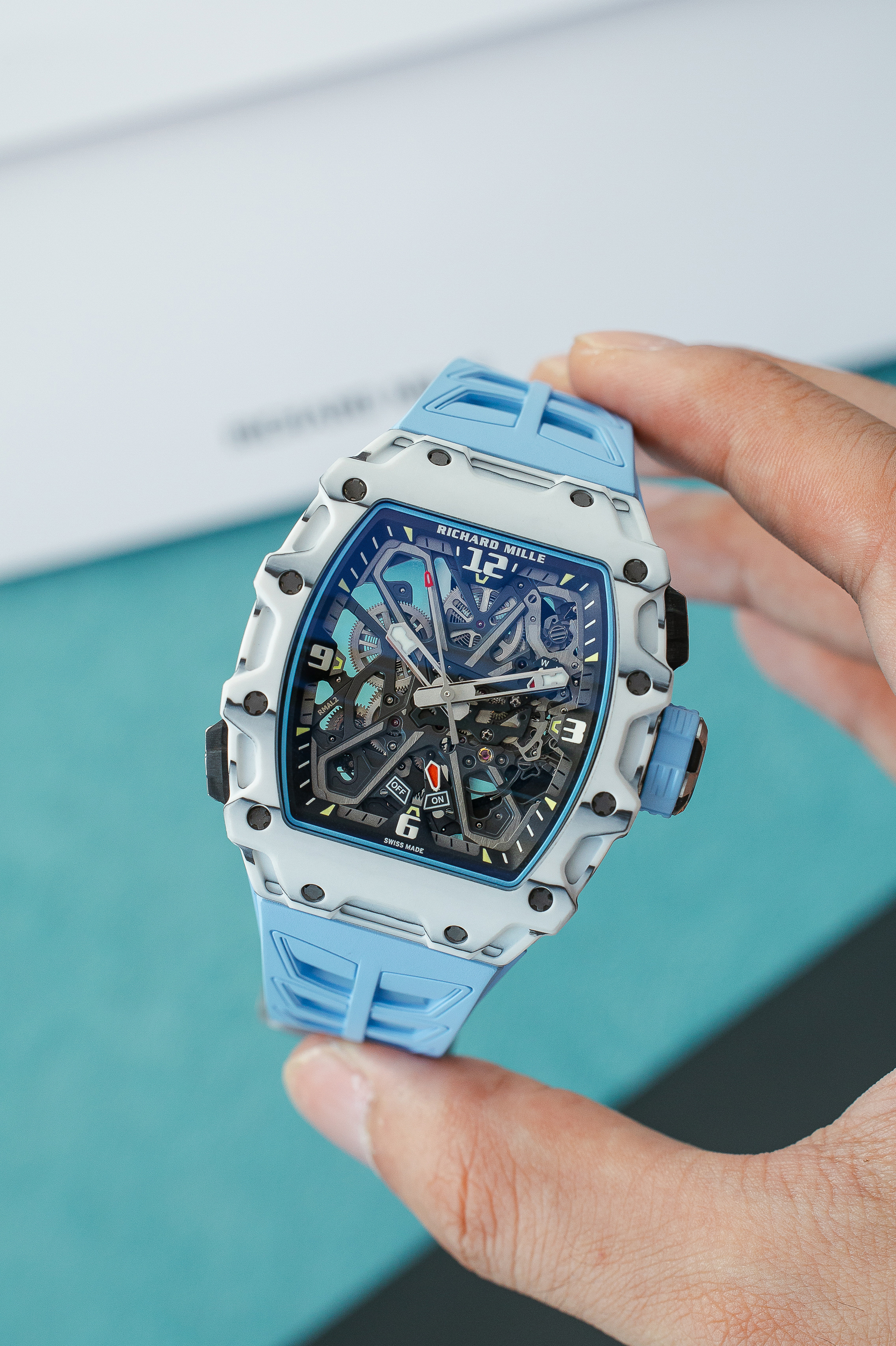 RICHARD MILLE RM 35-03 WHITE Rafael Nadal FULL SET - Image 6