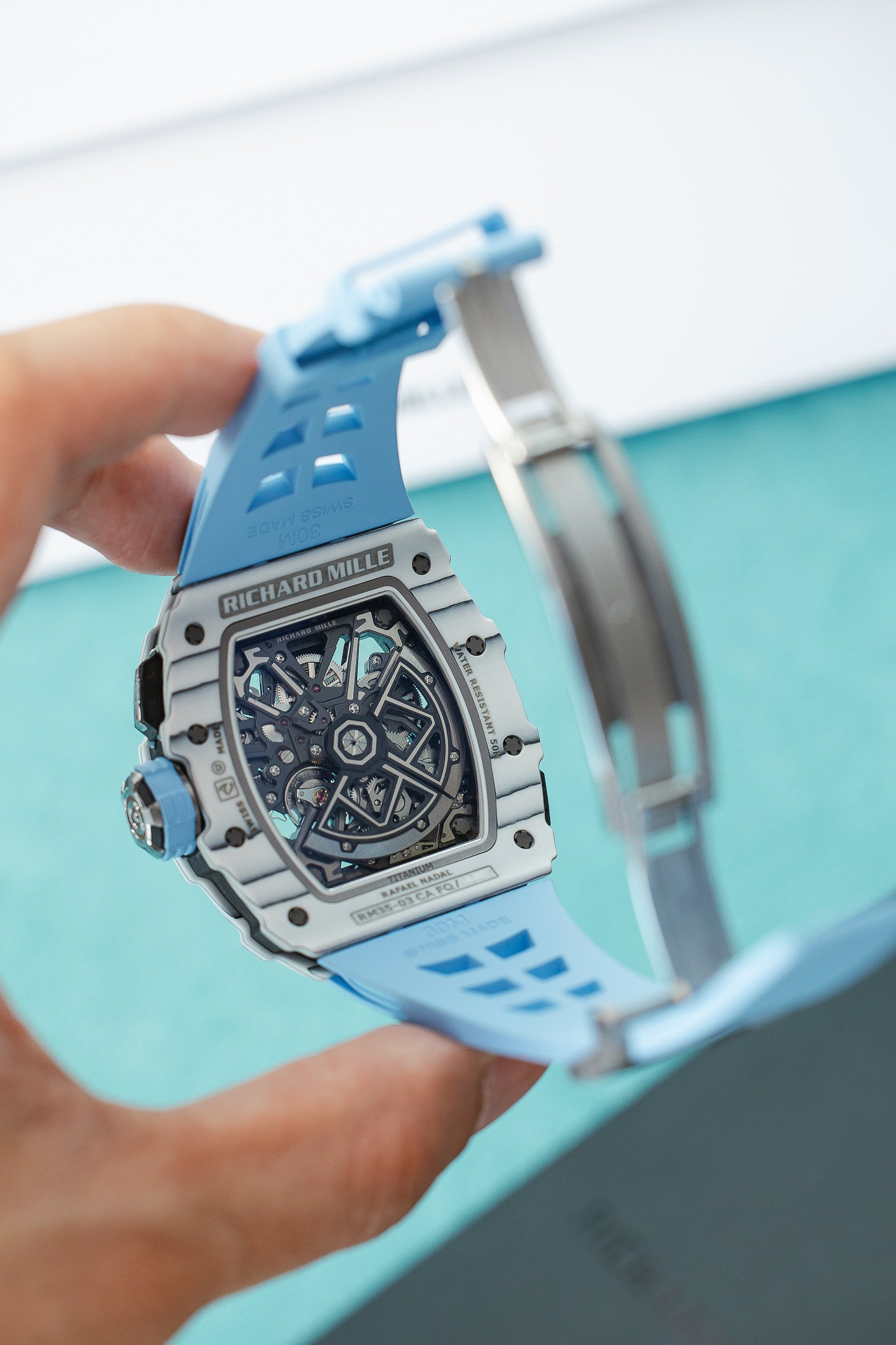 RICHARD MILLE RM 35-03 WHITE Rafael Nadal FULL SET - Image 7