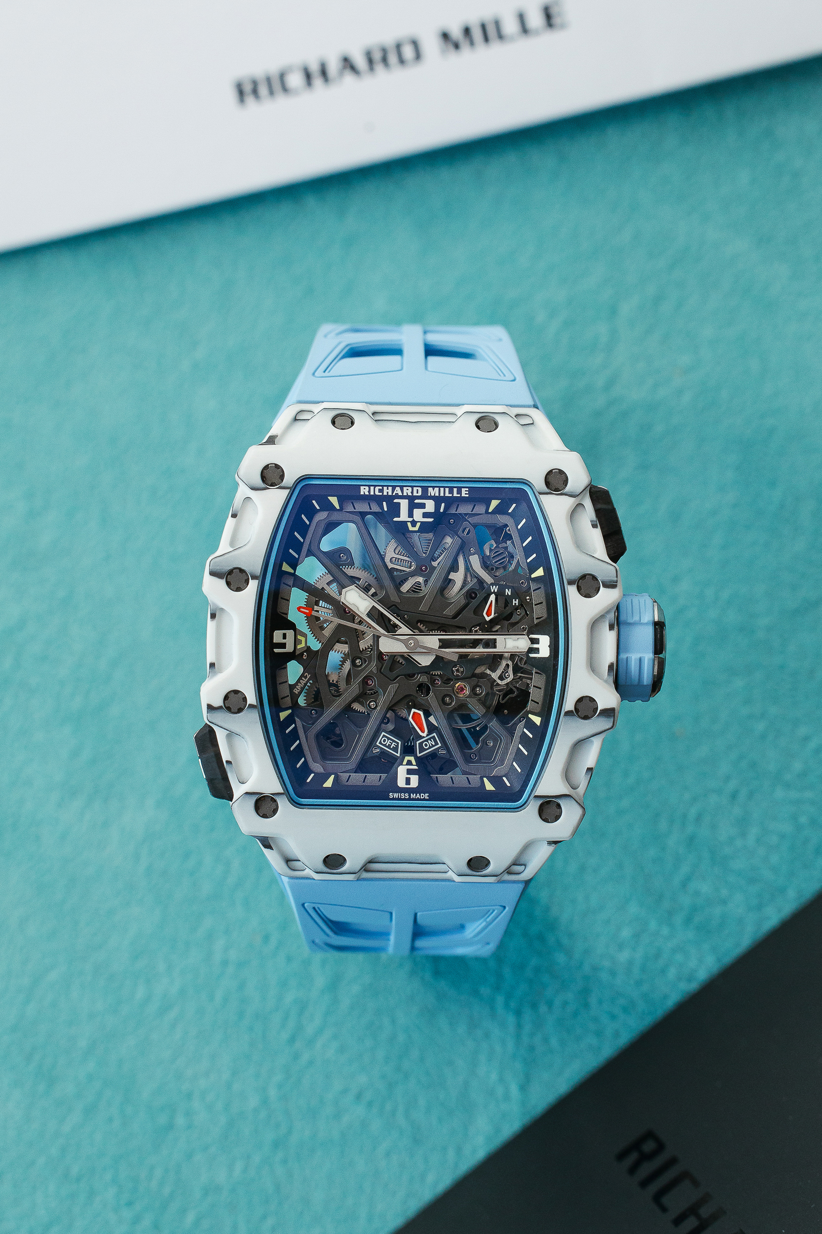 RICHARD MILLE RM 35-03 WHITE Rafael Nadal FULL SET