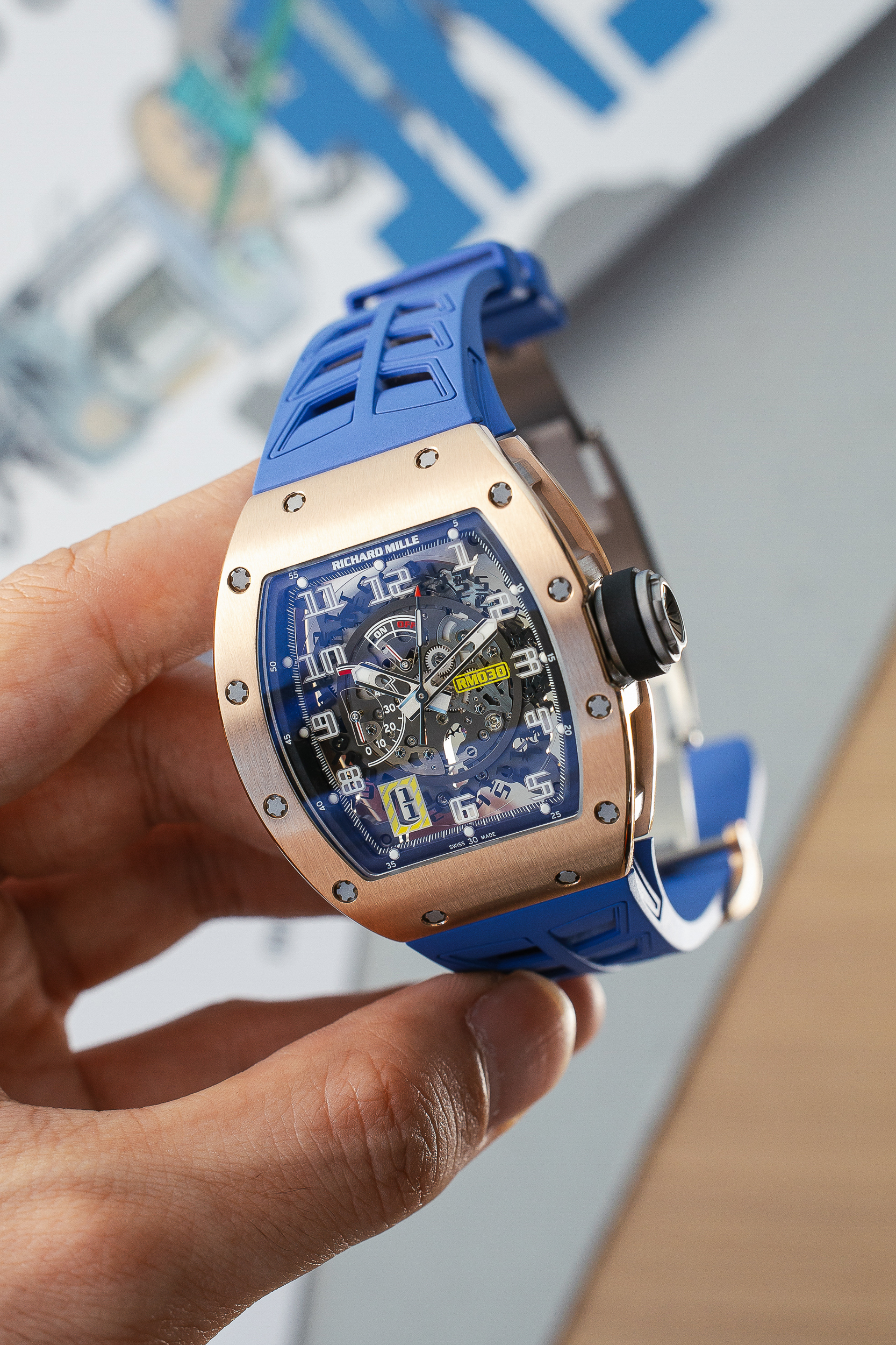RICHARD MILLE RM 030 ROSE GOLD NEW FULL SET - Image 3