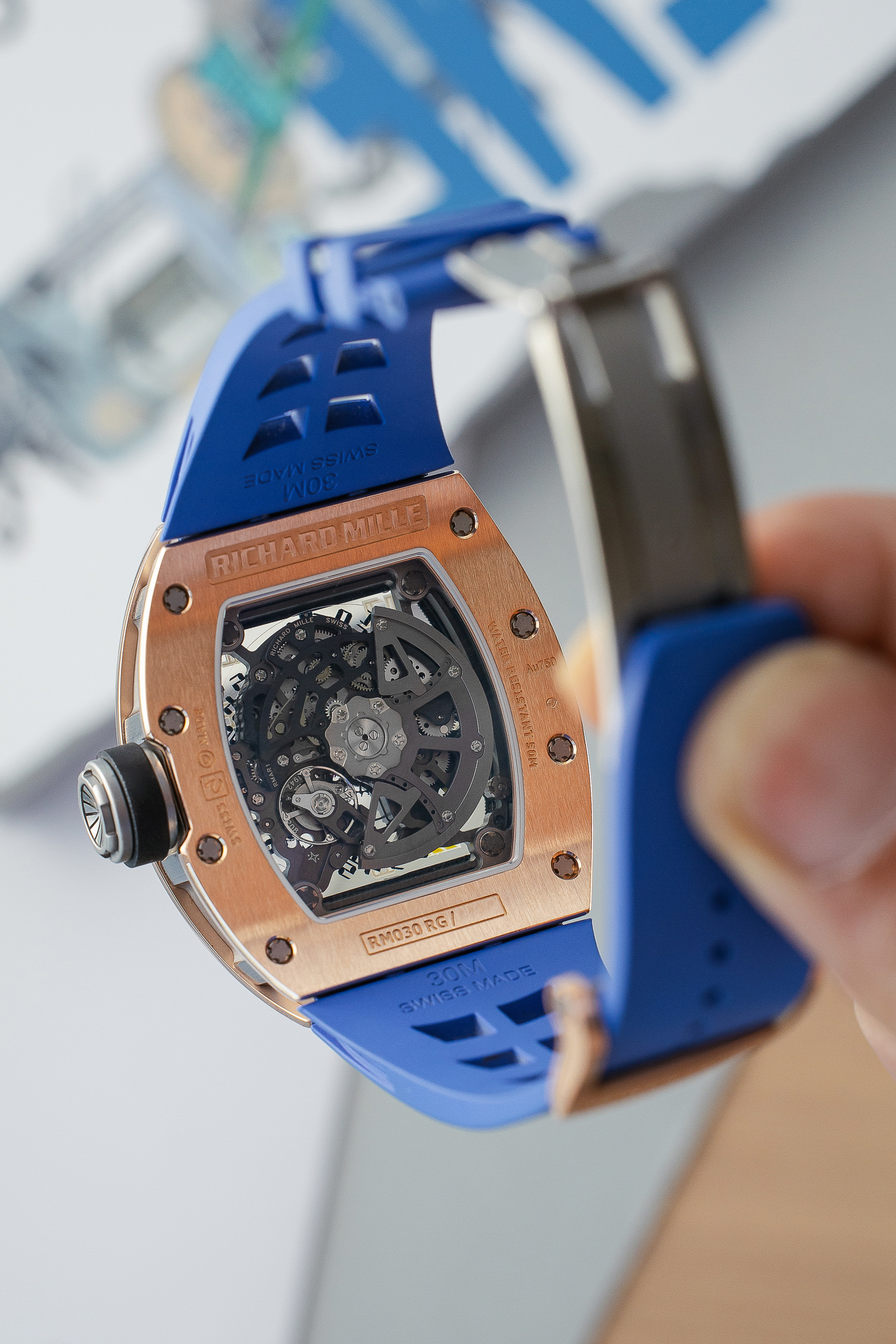 RICHARD MILLE RM 030 ROSE GOLD NEW FULL SET - Image 6