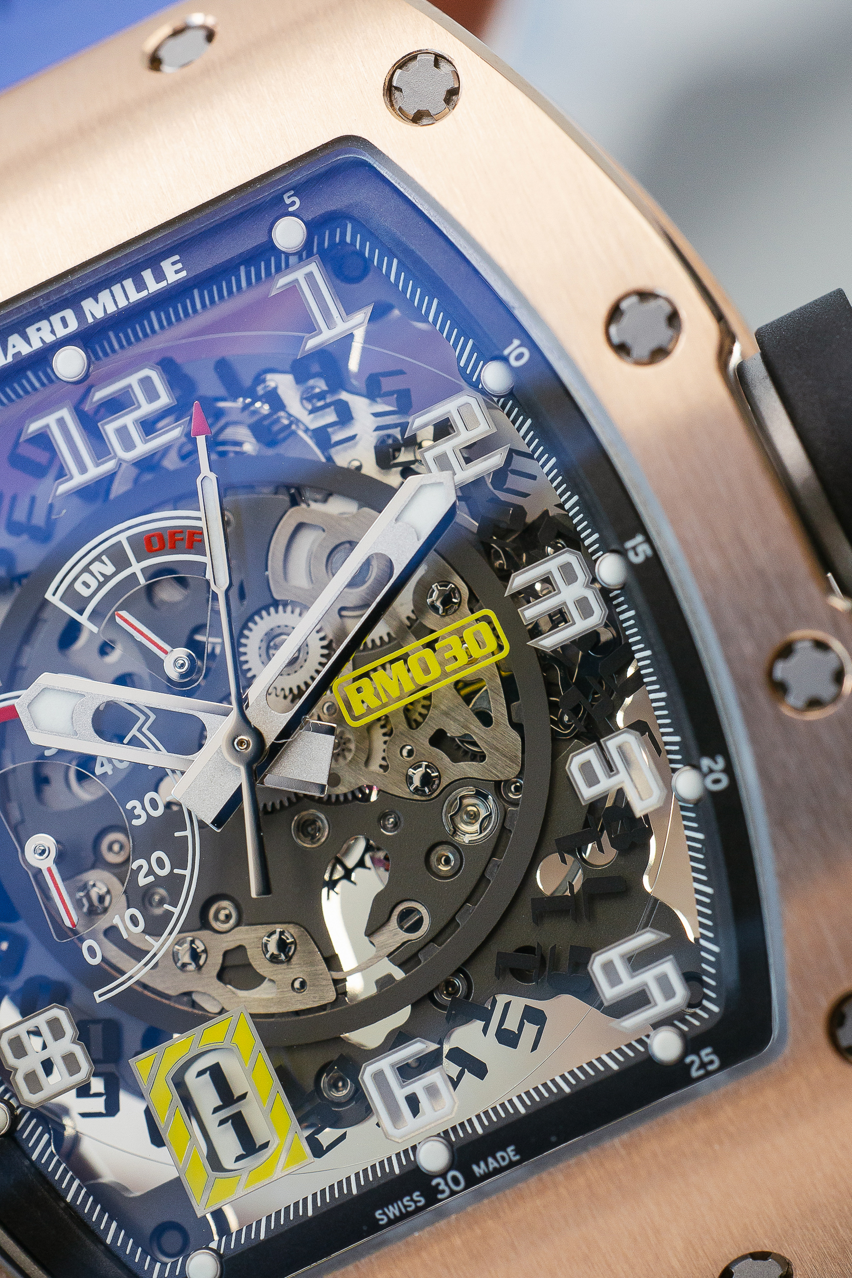 RICHARD MILLE RM 030 ROSE GOLD NEW FULL SET - Image 7