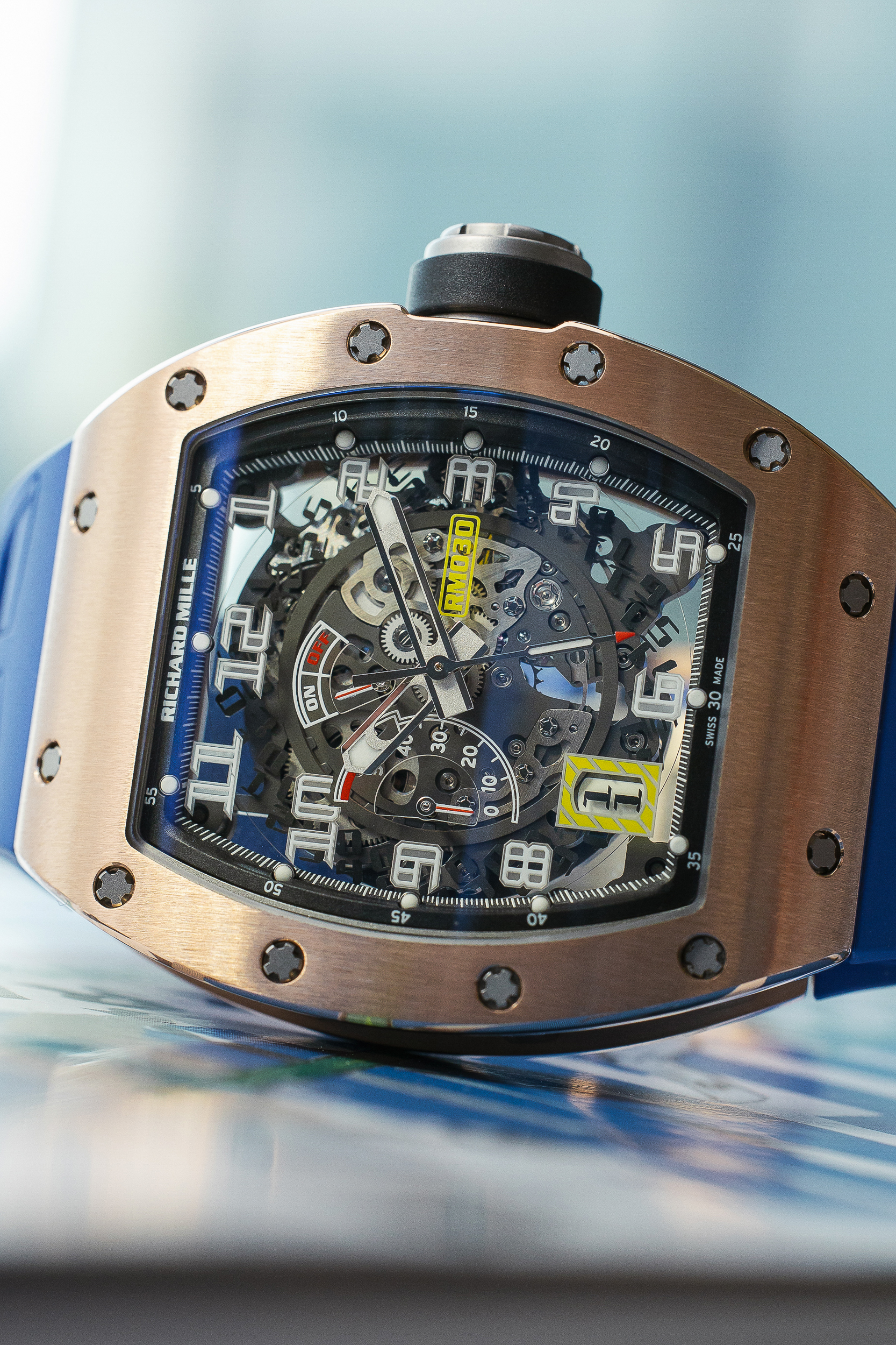 RICHARD MILLE RM 030 ROSE GOLD NEW FULL SET - Image 11