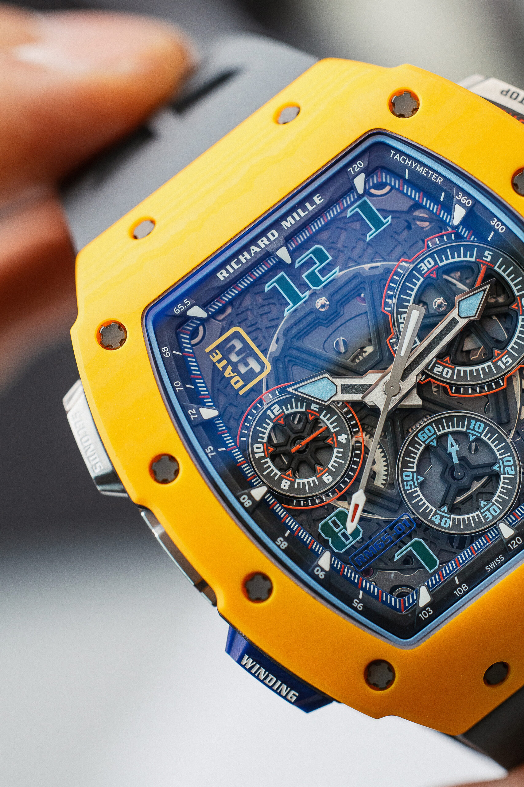 RICHARD MILLE RM 65-01 CA DK-YL NTPT LTD 120 BRAND NEW 2024 FULL SET. - Image 2