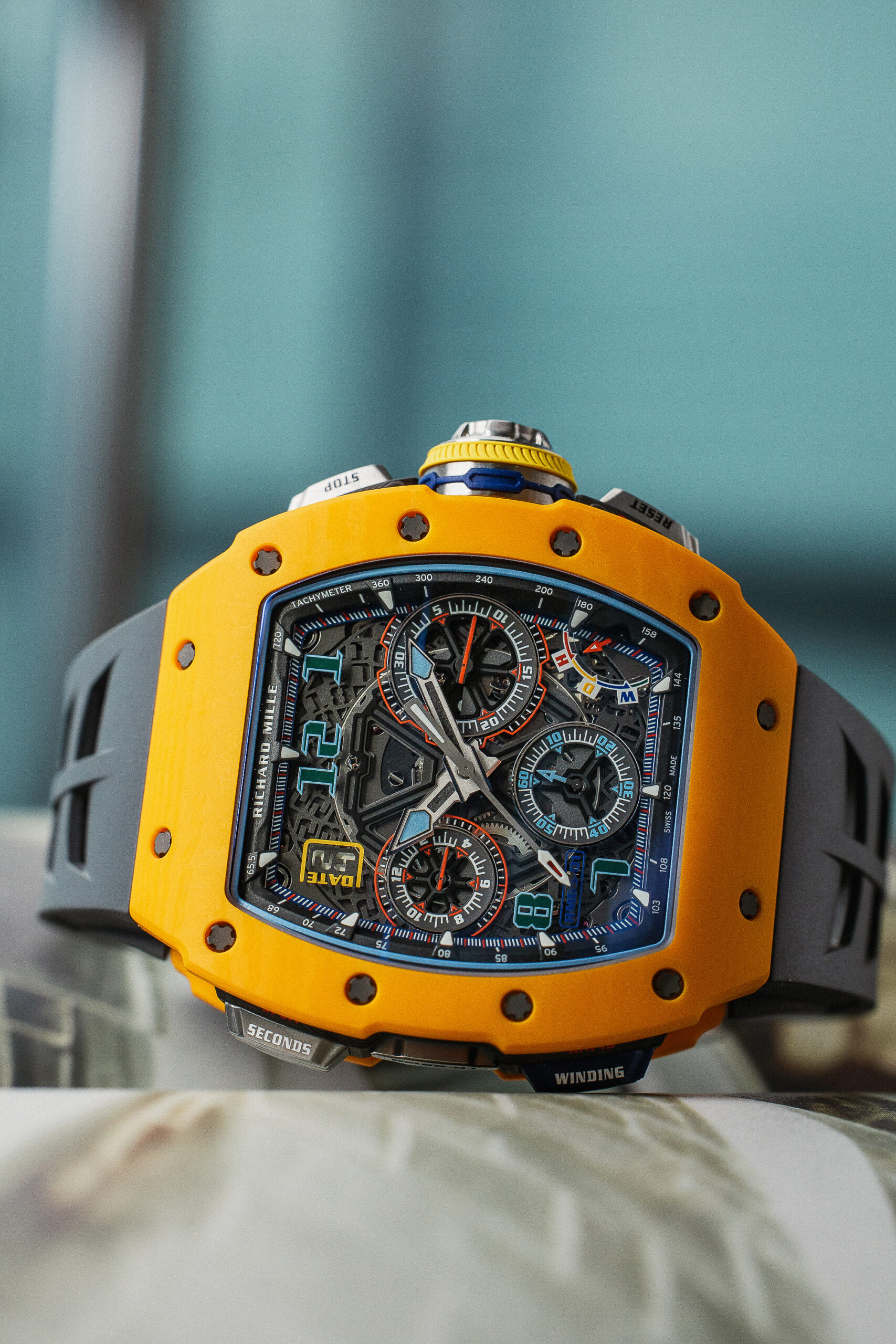 RICHARD MILLE RM 65-01 CA DK-YL NTPT LTD 120 BRAND NEW 2024 FULL SET. - Image 8